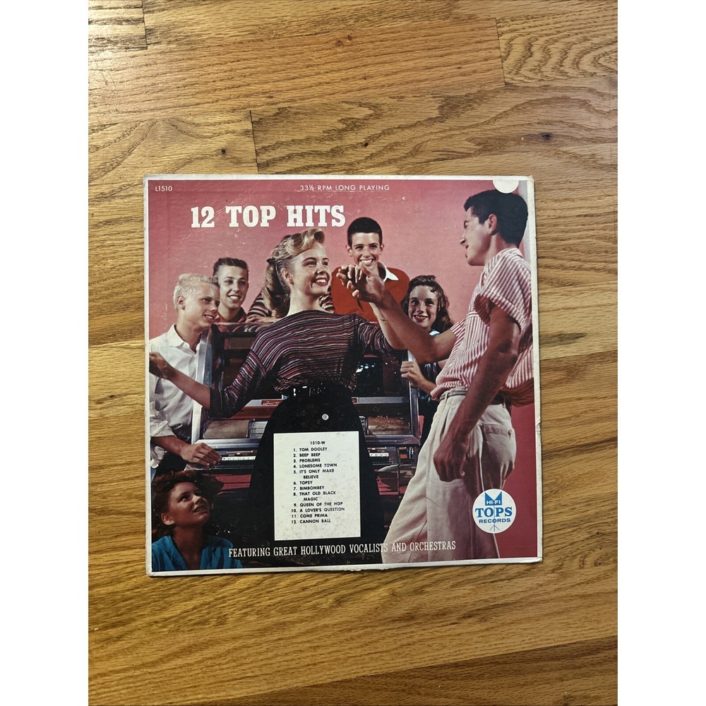 12 Top Hits - Great Vocalists & Orchestras‎ 1961 TOPS RECORDS L1510 K